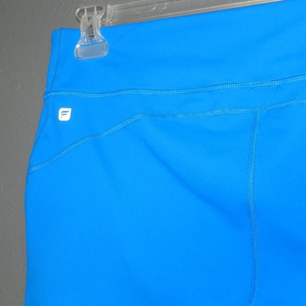 Fabletics Womens Blue Basic Crop Workout Athletic… - image 8
